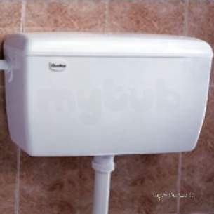 Thomas Dudley Cisterns -  Thomas Dudley Pduwha314825 White Dudley D Automatic Cistern