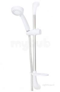 Triton Non Electric Products -  Triton Tskfconlarwc White/chrome Connor And Lara Shower Kit