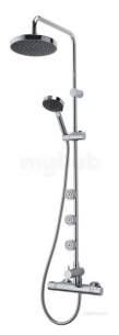 Triton Non Electric Products -  Triton Unnethbmdiv Chrome Nene Bar Shower Mixer With Diverter