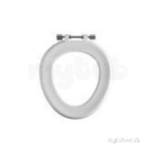 Twyfords Wc Seats -  Twyford St1306wh White Sola Front Ring Germshield Seat St1306wh