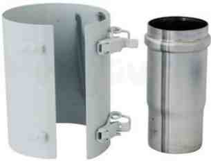 Vaillant Domestic Gas Boilers -  Vaillant 303617 White 125mm Sliding Sleeve