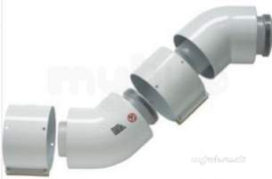 Vaillant Domestic Gas Boilers -  Vaillant 303911 Ecomax Ii Bends 45 Deg Pair