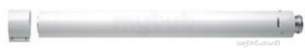 Vaillant Boiler Spares -  Vaillant 303801 White 480mm Flue Extension Kit