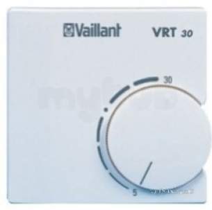 Vaillant Domestic Gas Boilers -  Vaillant 300637 White Vrt30 Analogue Room Thermostat