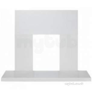 Valor Electric Fires -  Valor 05070t2 White Solo Pro 48 Hearth Marble