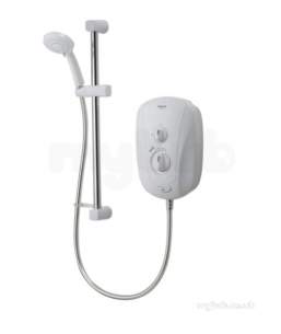 Aqualisa Electric Showers -  Aqualisa Vte9520s White Vitalise S 9.5 Kilowatt Electric Shower