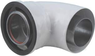 Vokera Domestic Gas Boilers -  Vokera 415 Na 90 Degree Flue Elbow