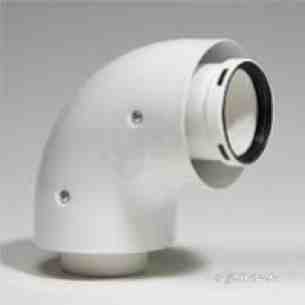 Vokera Domestic Gas Boilers -  Vokera 523 Na 90 Degree Elbow