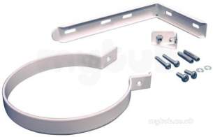 Worcester Oil Boilers -  7716191174 White Support Bracket For Flues 80/125mm