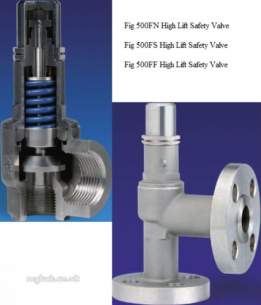 Nabic Stainless Steel Safety Valves -  Nabic Stainless Safety Valve 500ff 20