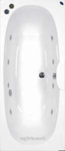 Eastbrook Baths -  19-002 Napoli 1700 X 750 5mm 6 Jet Chrome Plated W/pl