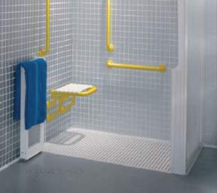 Neaco Shower Trays -  Neaco Grab Rail 750mm Wh Df5781/750/37