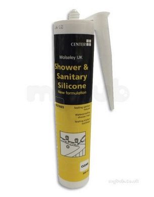 Adhesives and Sealants -  Center Shower And Sanitaryware Silicone 300 Ml Clear