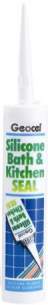 Service Tools and Equipment -  Geocel Bath/kitchen Seal 310ml Cream