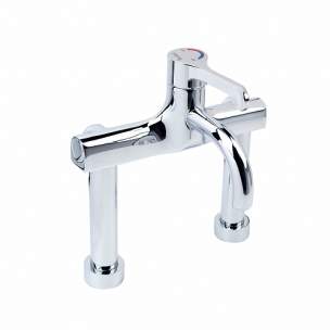 Twyfords Commercial Brassware -  Sola Thermo Surgeons Mix D/mt Fix Spout