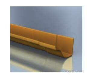 Alumasc Rainwater Products -  Plain 4.5 Inch X 2ft Ogee Gutter Og2/157