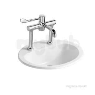 Armitage Shanks Commercial Sanitaryware -  Armitage Shanks Orbit 21 Ctop 55 White One Tap Hole Nofch Noch S251401
