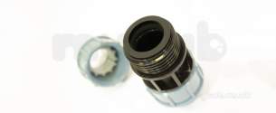 Radius Compression Fittings -  Radius Compression Coupler 32mm Xv0006