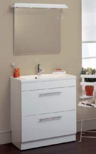 Eastbrook Furniture -  1.076 Oslo 800mm Drawer Base Unit White