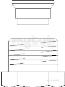 Oventrop Industrial Valves and Actuators -  Oventrop 3/4 Inch X22mm Compression Fitting