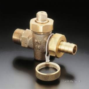 Oventrop Industrial Valves and Actuators -  Oventrop 10320 Bz Hu Gland Cock 15