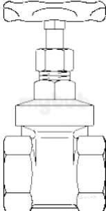 Oventrop Industrial Valves and Actuators -  Oventrop 10430 Bz Pn20 Gate Valve 32
