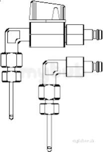 Oventrop Industrial Valves and Actuators -  Needle Adaptor To Suit Set 1 2 And 3