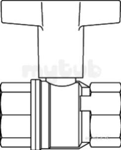 Oventrop Industrial Valves and Actuators -  Optibal Dzr Ballvalve Dn20plastic Hangle
