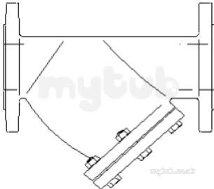 Oventrop Industrial Valves and Actuators -  Cast Iron Y Type Strainers Dn32 1122048ni