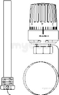 Oventrop Industrial Valves and Actuators -  Temperature Controllers Immersion Type