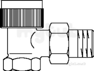 Oventrop Industrial Valves and Actuators -  Oventrop Series A Angle Pattern Dn15