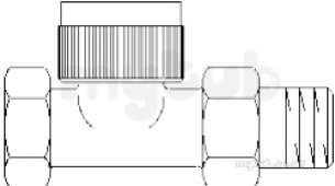 Oventrop Industrial Valves and Actuators -  Dbl Reg Function Straight Pattern Dn10