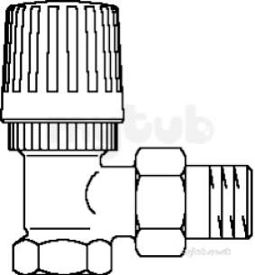 Oventrop Industrial Valves and Actuators -  Oventrop Angle Pattern Series Ha Dn15
