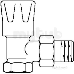 Oventrop Industrial Valves and Actuators -  Oventrop Angle Pattern Rad Valves Dn10