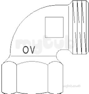 Oventrop Industrial Valves and Actuators -  Oventrop Elbow 1 X 1 1504455ni