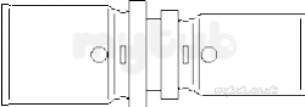 Oventrop Industrial Valves and Actuators -  Oventrop Press Fitting 32mm X 20mm