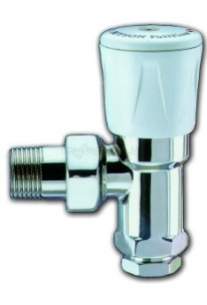 Myson Manual Radiator Valves -  Myson Fullflow 22mm W/h Angle Valve Cp