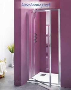 Saniflo Shower Cubicles -  Saniflo Nechrome 800mm Pivot Door