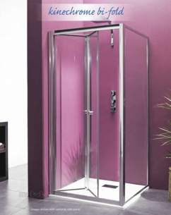 Saniflo Shower Cubicles -  Saniflo Kinechrome 900mm Bifold Door