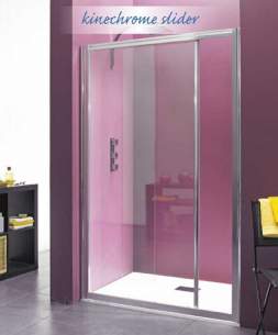 Saniflo Shower Cubicles -  Kinechrome 1200mm Sliding Door 2806