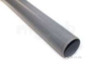 Polypipe Soil -  110mm X 2.5m D/spigot Soil Pipe P425-br