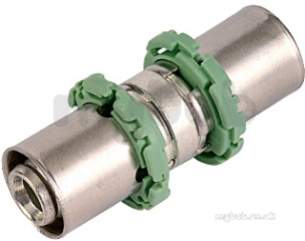 Henco Mlcp Multilayer Pipe System -  Henco Brass Sm1 Straight Coupling 40