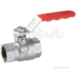 Pegler General Commercial Valves -  Pegler Pb100 Bspt Brass Ball Vlv Red 100