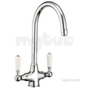 Pegler Luxury Kitchen Brassware -  Rune 4p1063 Dc Mono Sink Mixer Cp