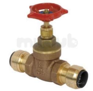 Pegler Push and Press General Valves -  Pegler Pt1070 Push Bronze Gate Valve 15