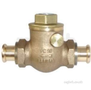 Pegler Push and Press General Valves -  Pegler Ps1060a Press Bronze Check Valve 22