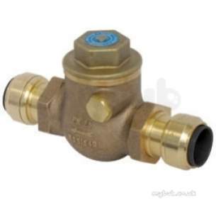 Pegler Push and Press General Valves -  Pegler Pt1060a Push Bronze Check Valve 22