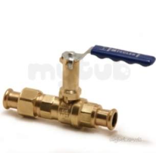Pegler Push and Press General Valves -  Pegler Psu550el Press Dzr Ball Valve 15