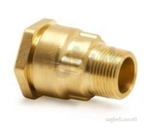 Isiflo Fittings For Mdpe 20mm 63mm -  Yorks R110 25x3/4 Mi Dzr Coupling