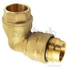 Isiflo Fittings For Mdpe 20mm 63mm -  R129 63x1 1/2 Dzr Swivel Elbow 17115